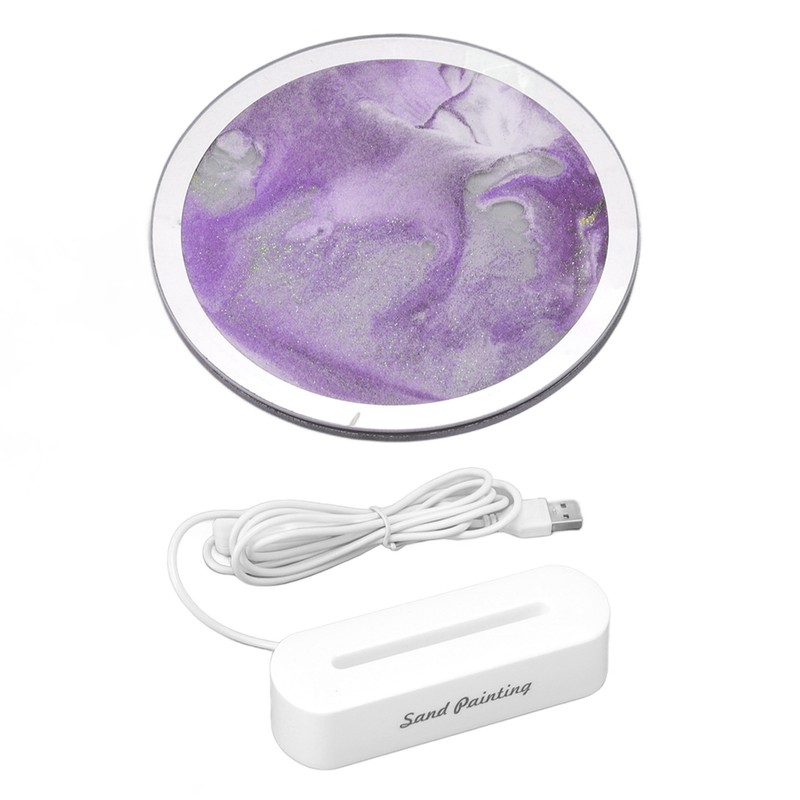 Quicksand Painting Light USB Plug in Eye Protection Art Decoration