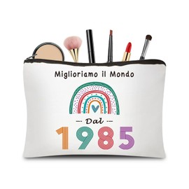 CoCoCherry 1985 Multicolored Makeup Case for Travel/Travel Makeup Storage, 1985, 1985