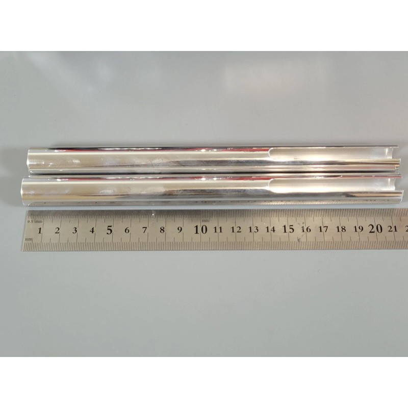 JP Garage New Aluminum Pair 21.5cm Long Exhaust Pipe Stack