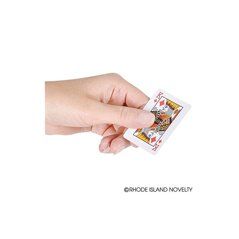 Rhode Island Novelty 2.5 Inch Mini Playing Cards 24 Packs