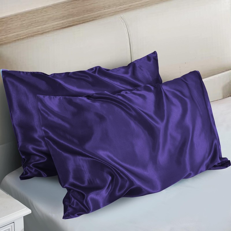 ROOEE Satin Silk Pillowcases for Hair and Skin 2 Pack