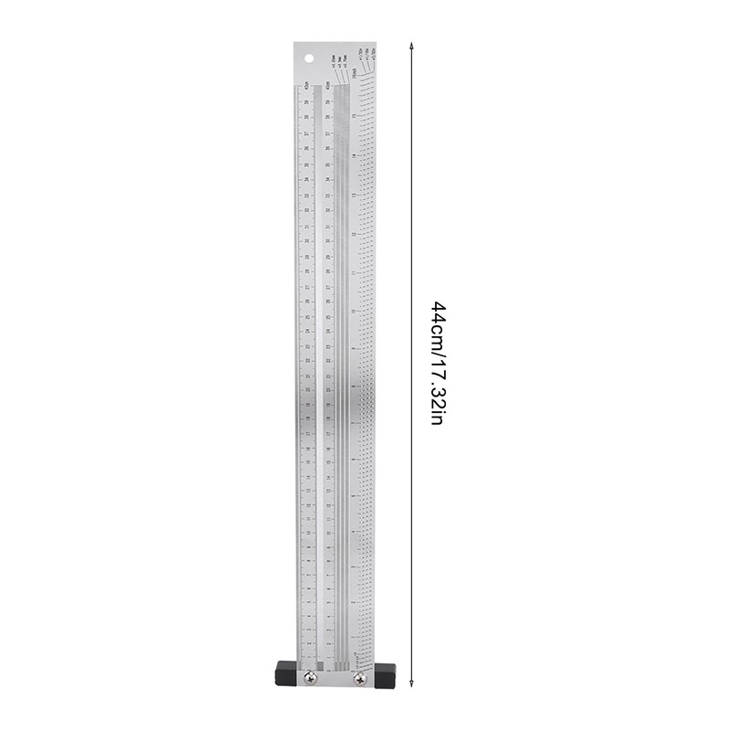 Ultra Precision Marking Ruler Stainless Steel Woodworking Scribing Ruler Gauging