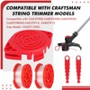 THTEN CMZST0653 CMZST065 Trimmer Blades Head Compatible with Craftsman CMCST900,CMESTA900,CMESTE920,CMZST98020,CMCST915,CMEST913