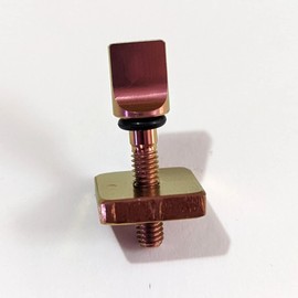 Titanium Toolless Fin Screw Longboard Center Fin SUP Air7 Paddleboard Surfboard Bolt Screw (Rose)