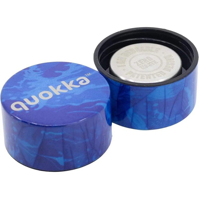 Quokka Solid Waves Bottle 630 ml - Double-Walled Insulation -