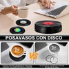 hartas Posavasos Antideslizantes ABS para Escritorio 12 Piezas, Portavasos de
