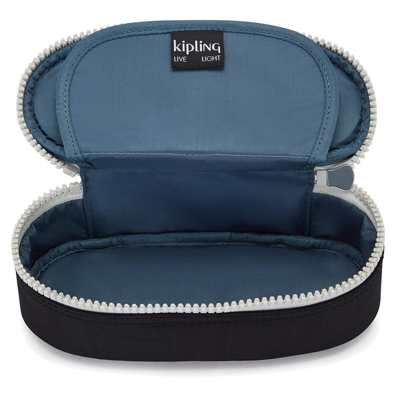 Kipling DUOBOX Mittelgroßes Federetui, Beutel, Etuis, True Block (Blau)