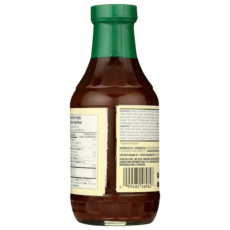 365 by Whole Foods Market, Organic Texas True Barbecue Sauce,