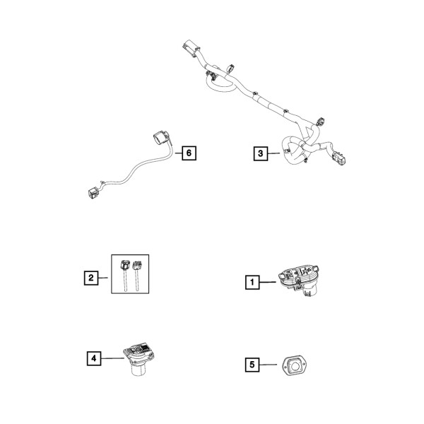 Mopar Genuine Mopar Mounting Bracket 68184166aa