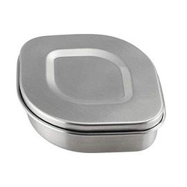 Lurch 240936 Lunch Box/Snack Box (350 ml) Stainless Steel