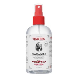 THAYERS Thayers Alcohol-Free Witch Hazel Facial Mist Toner with Aloe Vera, Rose Petal, Soothing and Hydrating, For All Skin Types, 8 oz