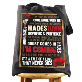 BWWKTOP Hadestown Musical Tote Bag Hadestown Broadway Gifts Hadestown Musical Merchandise Hadestown Theatre Shoulder Bag, I'm Coming, One Size