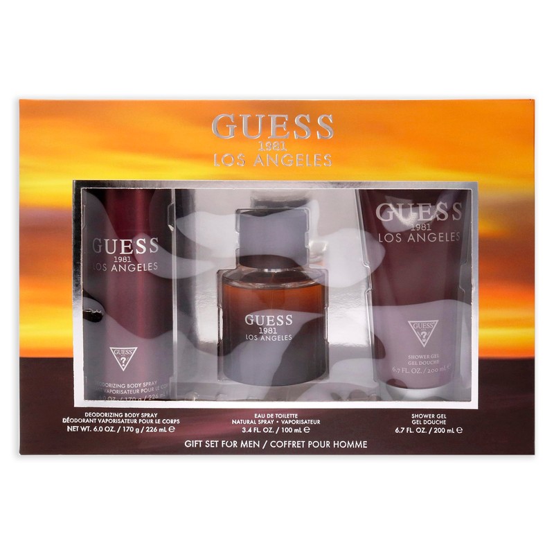Guess 1981 Los Angeles 3 Pc Gift Set 3.4oz EDT