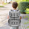 Sletend Black Aztec Bacpack Large Capacity Printed Student Book Bag