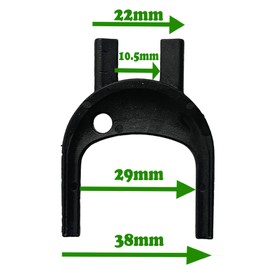 HowseHold Universal Paper Towel Dispenser Replacement Key 38mm Fork & 22mm Fork [5 Keys]