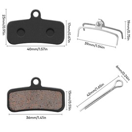 4 Pairs Cube Brake Pads, MTB Bicycle Brake Pads Disc Brake Pads for Shimano D03S D02S Saint BR-M810 BR-M820 Deore XT BR-M8020 BR-M8120 ZEE BR-M640 XTR BR-M9120 Tektro HD E725 M735 M745 M74750 TRP SL