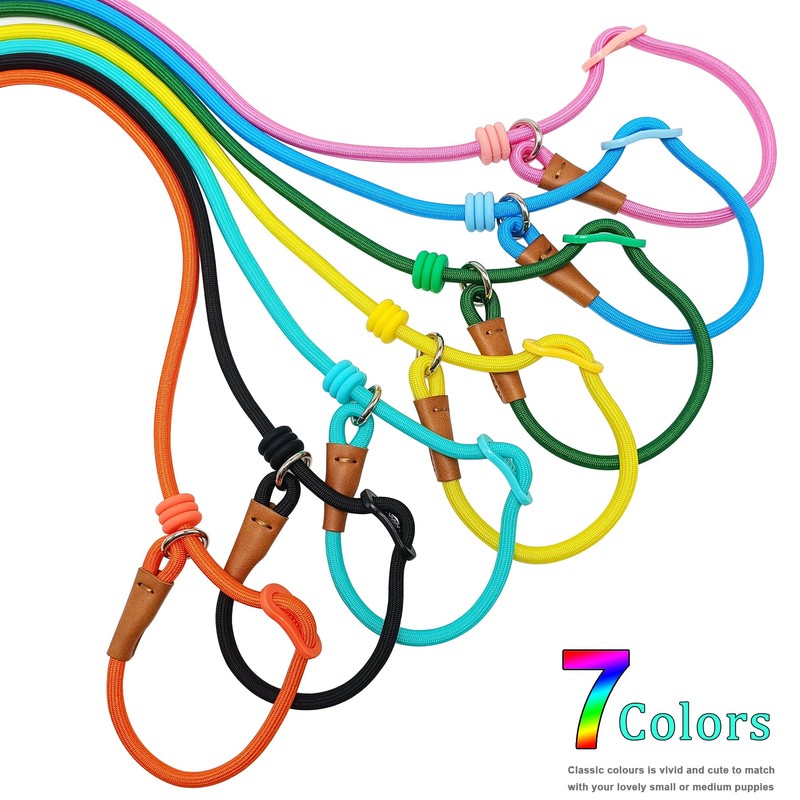 Boswany 6ft Small Slip Lead Dog Training Leash, 1/4-In Lightweight