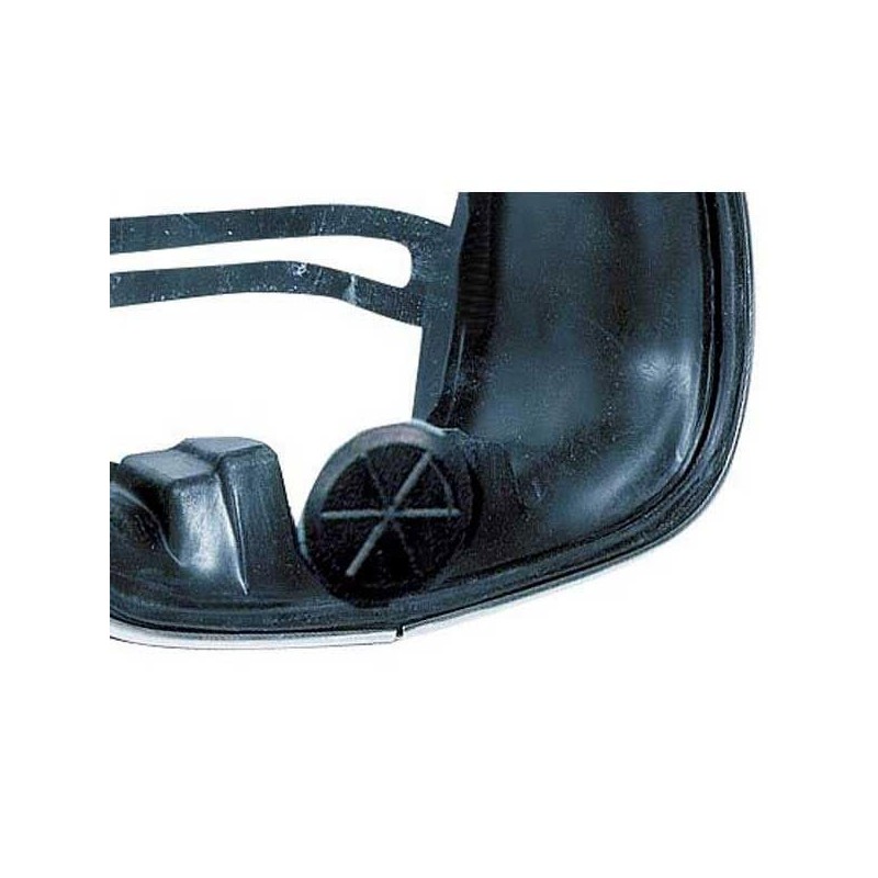 RECTANGULAR RUBBER DIVING MASK