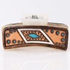 American Darling Beautifully Hand Tooled Women Ladies Hair Band Clip