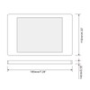 Dream Lighting 12V DC LED Rectangle Ceiling Under Cabinet Kitchen