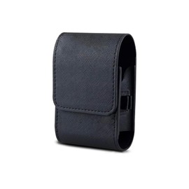 Golf Rangefinder Case, Leather, Small, Distance Measuring Instrument, Carrying Case, Belt, Pouch, Easy Access, Black, bag