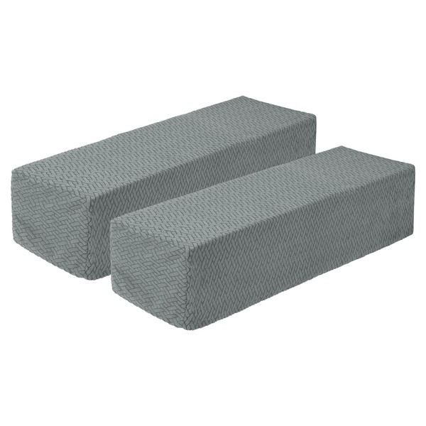 QUARKZMAN 2 Stück Stretch-Armlehnenbezüge, Polyester Weiche Sesselüberwürfe Couch Liegesessel Armabdeckung