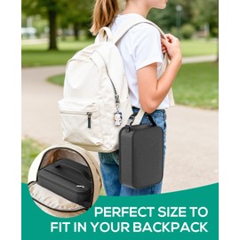 HowFly - Bolsa de almuerzo pequeña con aislamiento para mujeres y hombres, bolsa térmica portátil reutilizable con asa de hebilla para el trabajo y la escuela, color negro