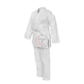 Karate Uniform for Kids & Adults Lightweight Student Karate Gi Martial Arts Uniform Set with Free Karate Belt, White, 00/120