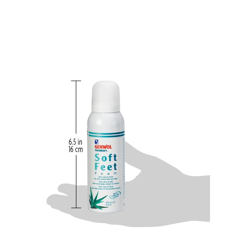 GEHWOL Soft Feet Foam, 4.4 Ounce (Pack of 1)