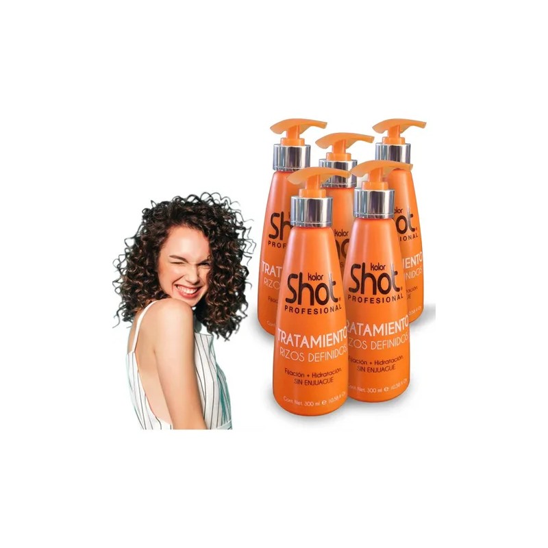 Kit Tratamiento Activador De Rizos Definidos 5 Pzs