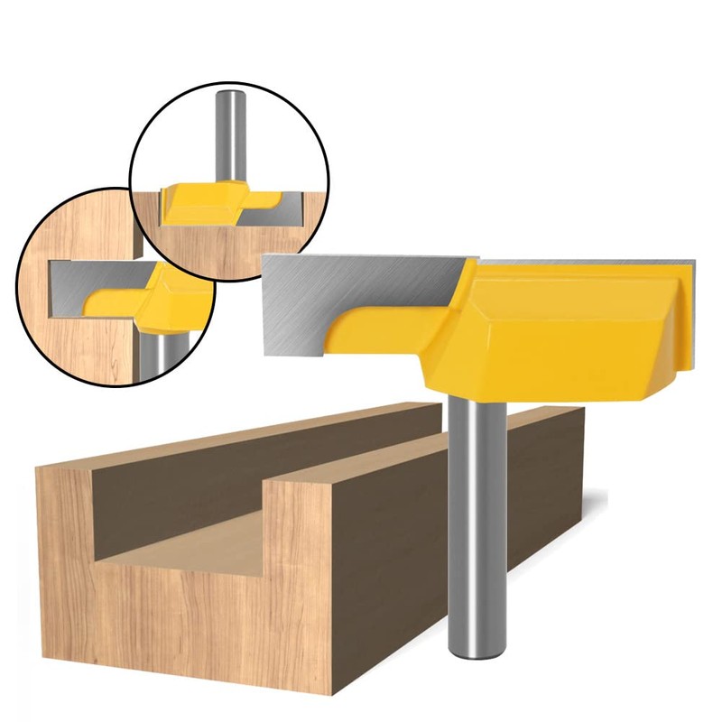 Saipor 8 mm Shank Floor Cleaning Cutter Set for Routers