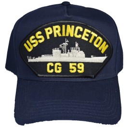 EC USS PRINCETON CG-59 HAT - NAVY BLUE - Veteran Owned Business