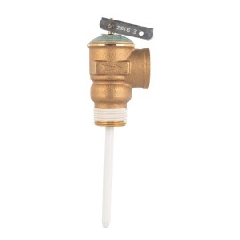 Camco T P Relief Valve for RV Home Water Heater 150 PSI Brass Construction