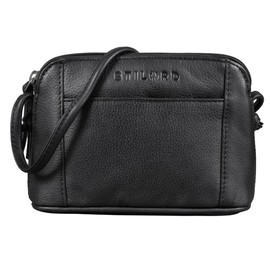 STILORD 'Mariella' Leather Crossbody Handbag for Women Mini Leather Purse Small Shoulder Bag Vintage Satchel Side Bag Work Bag Party Bag in Genuine Leather, Colour:black