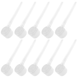 KATIMI 10PCS Washing Powder Scoop, 5g Scoop for Powder, Plastic Protein Scoop with Scale 2g 3g 4g, Transparent Scoops for Powder, Kitchen Cooking Tools for Liquids Powders Seasoning Oil Coffee Tea