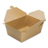 GEN Reclosable Kraft Take-Out Box, 110 oz, Paper, 160/Carton (PAPERBOX4)