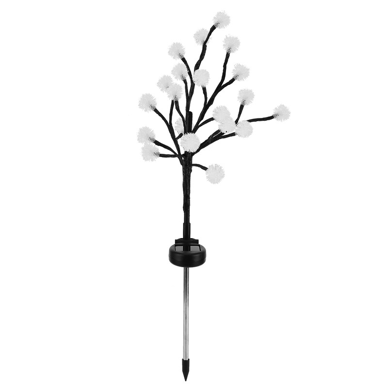 2pcs 20LED Solar Powered Fairy Lights Outdoor Dandelion Lamp Garden