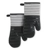 KitchenAid KA Albany OM Oven Mitt Set, 7"x13", Onyx Black