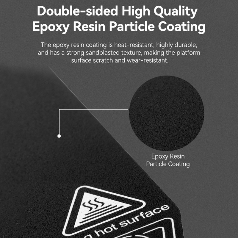 Creality Epoxy Resin Build Plate Double-sided Printing Platform 235×235mm Ultra-high