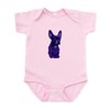 CafePress Violet Bulldog Cute Infant Bodysuit Baby Romper
