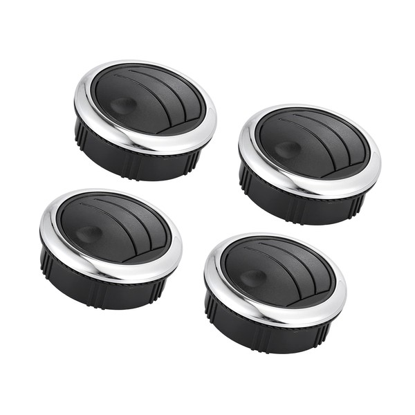ACROPIX Air Outlet Vent Louvered Dashboard Electroplate Knob Fit for