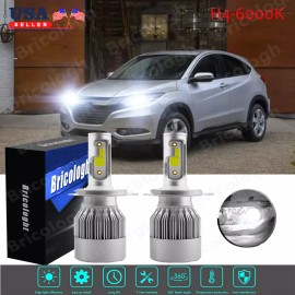 Unbranded Bombillos LED Focos Para Auto Carro H4 Luz De Coche Faros Faro Delanteros 2PC