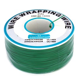 Kaito Denshi (Kaito Electronics) Electrical Wire Wiring 200m AWG30 Soft Connection Wire DIY Electronics Craft 30 Gauge Green