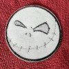 Unbranded Naughty Jack Skellington Nightmare Before Christmas Embroidered Iron On