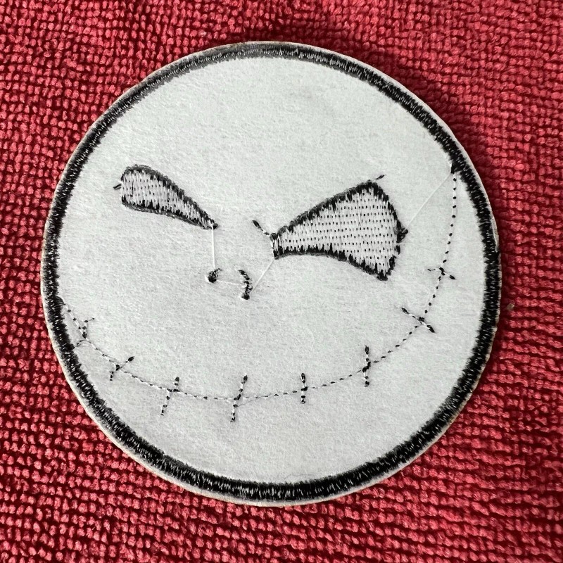 Unbranded Naughty Jack Skellington Nightmare Before Christmas Embroidered Iron On