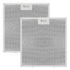 2Pcs WA0575 Range Hood Filter 14.4"x13.5"x0.35" Compatible with Vissani