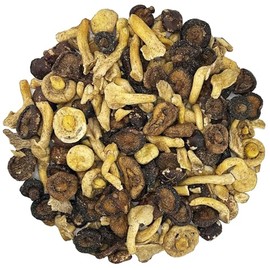 3 Type Mix Mushroom Chips, Shiitake, Button & Oyster Mushroom Chips – Crunchy, All-Natural Snack – Healthy (8 Ounce)