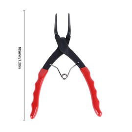 AIMALL 90-Degree Elbow Snap Ring Pliers - Extended Length Non-Slip Grip Circlip Pliers for Tight Spaces, Durable Construction, 7.28-inch