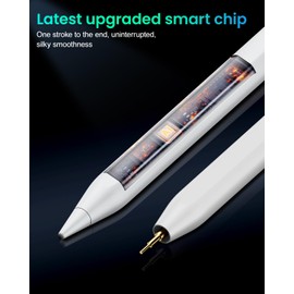 Variglas Variglas Pencil for iPad - 2018-2025 15 Minutes Fast Charging, Palm Rejection,Tilt Sensitivity, Stylus Pen Compatible with iPad Pro 11"/12.9"/13", 11/10/9/8/7/6th Gen, Air 3-6, Mini 5/6