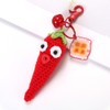 Hoepavy Car Keyring,Key Rings Women,Cute Keyring,Crochet Keychain,Scallion Ginger Garlic Keychain